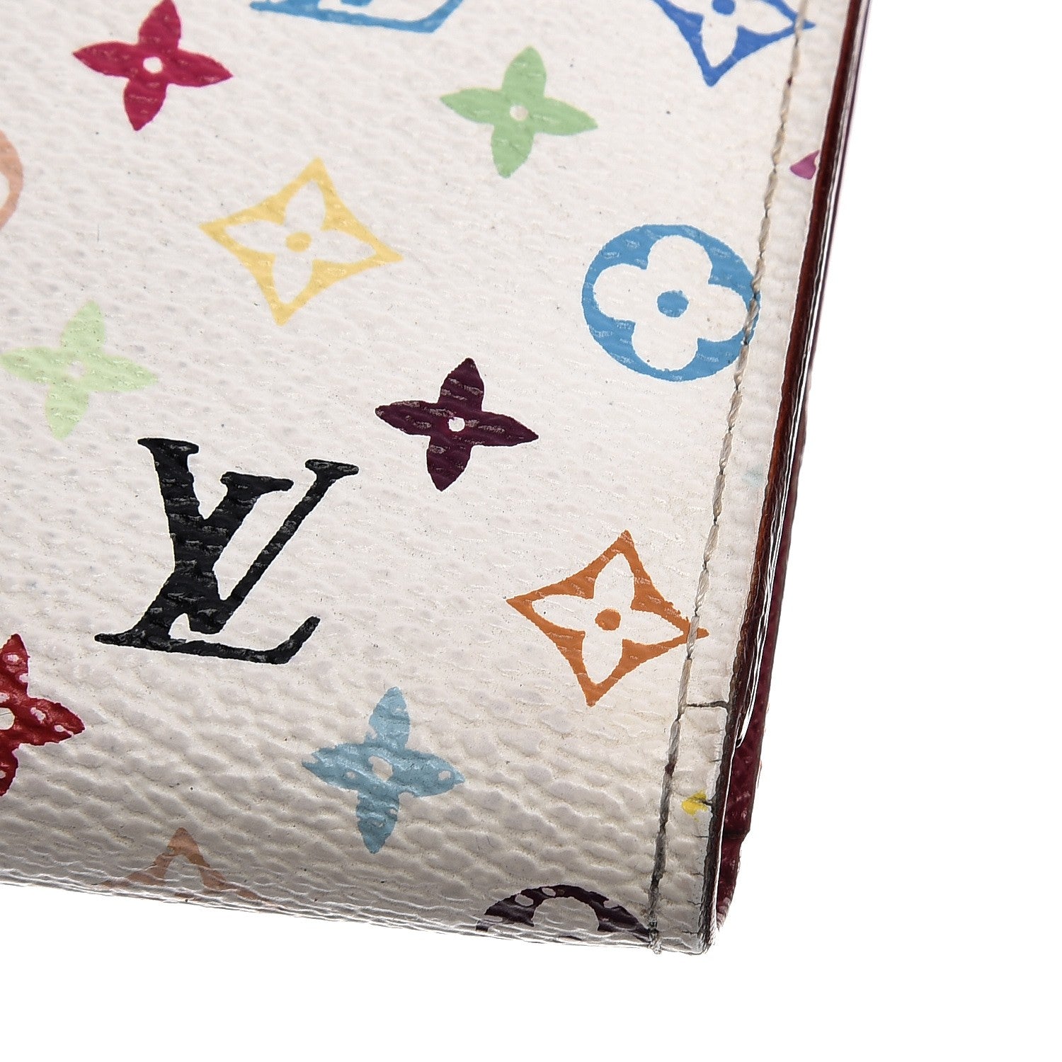 Louis Vuitton Monogram Multicolor Insolite Wallet White Figue 8 of 10