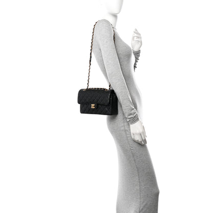 Chanel Caviar Quilted Small Double Flap Black 2 of 11
