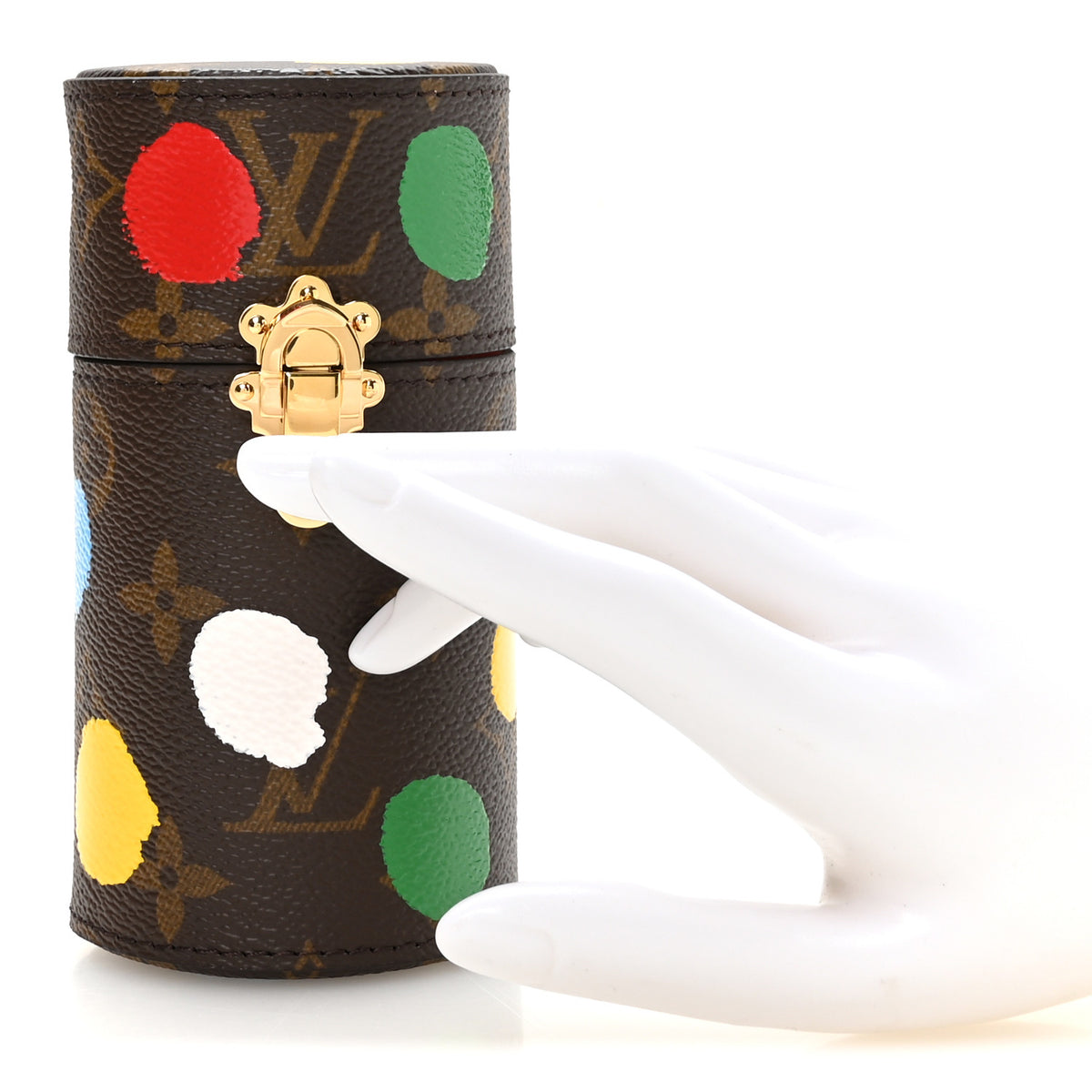 X YK Monogram Painted Dots 100ML Perfume Travel Case