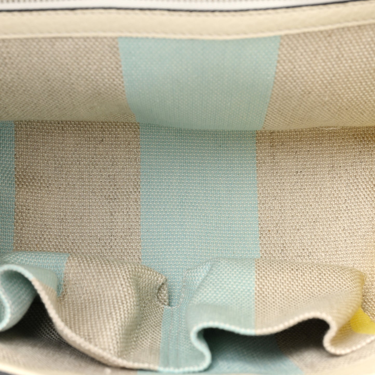 Cellarius Calfskin Small Bamboo Daily Top Handle Bag Mystic White