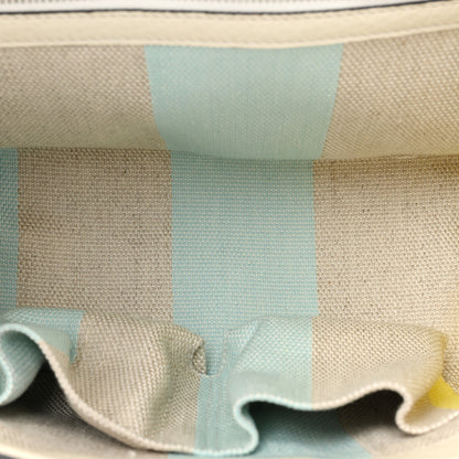Gucci Cellarius Calfskin Small Bamboo Daily Top Handle Bag Mystic White 5 of 8
