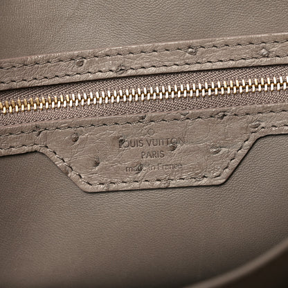 Louis Vuitton Ostrich Alma GM Gris 6 of 11