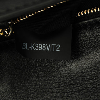 Valentino Garavani Vitello Medium Glam Lock Rockstud Flap Black 5 of 7