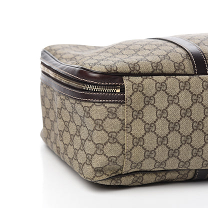 Gucci GG Plus Monogram Medium Double Handle Briefcase Dark Brown 7 of 9