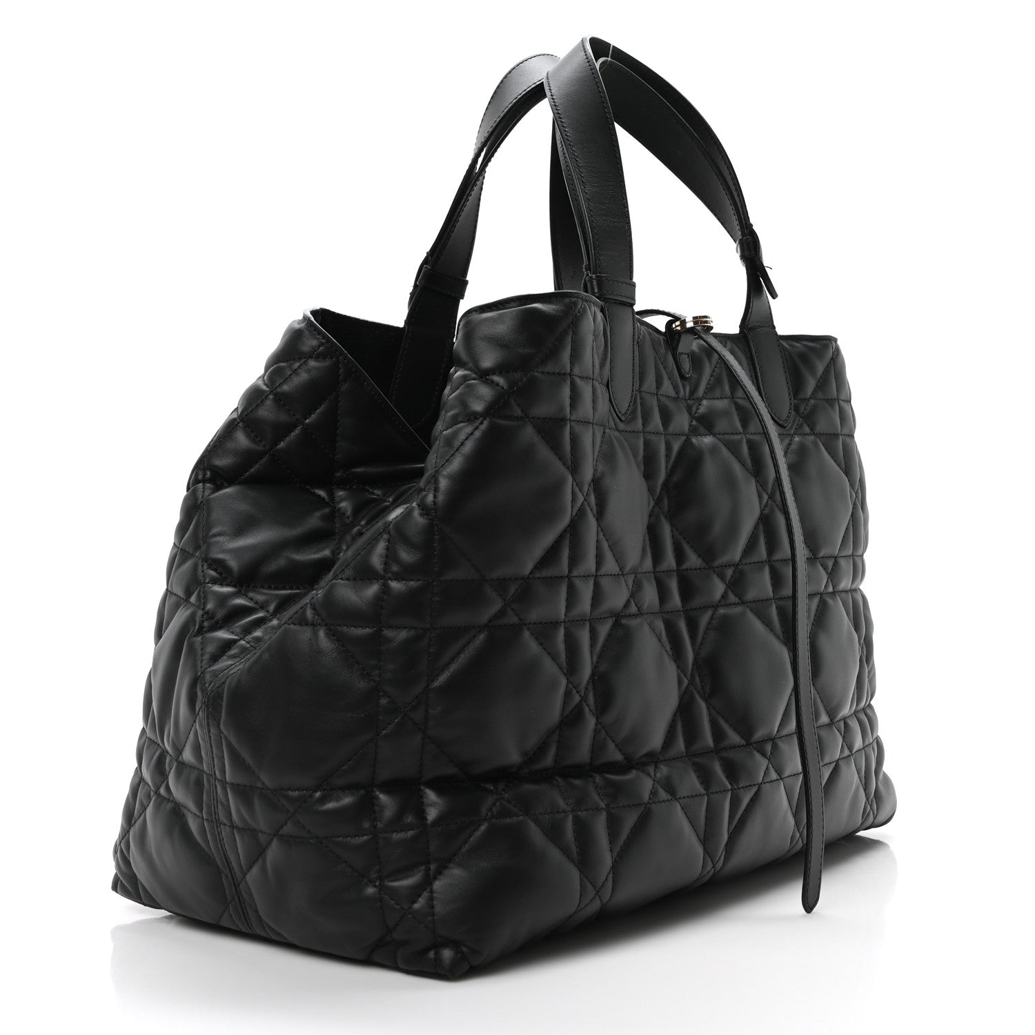 Christian Dior Calfskin Macrocannage Large Toujours Black 3 of 10