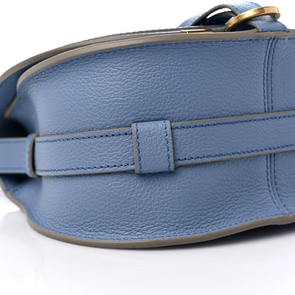 Chloe Grained Calfskin Small Marcie Saddle Bag Shady Cobalt 7 of 9