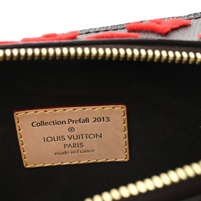 Louis Vuitton Monogram Tuffetage Deauville Cube Red 6 of 9