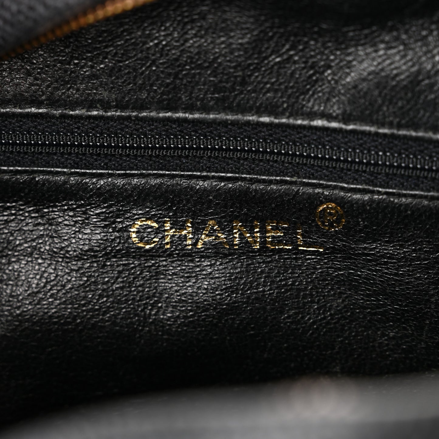 Caviar Quilted Camera Case Black