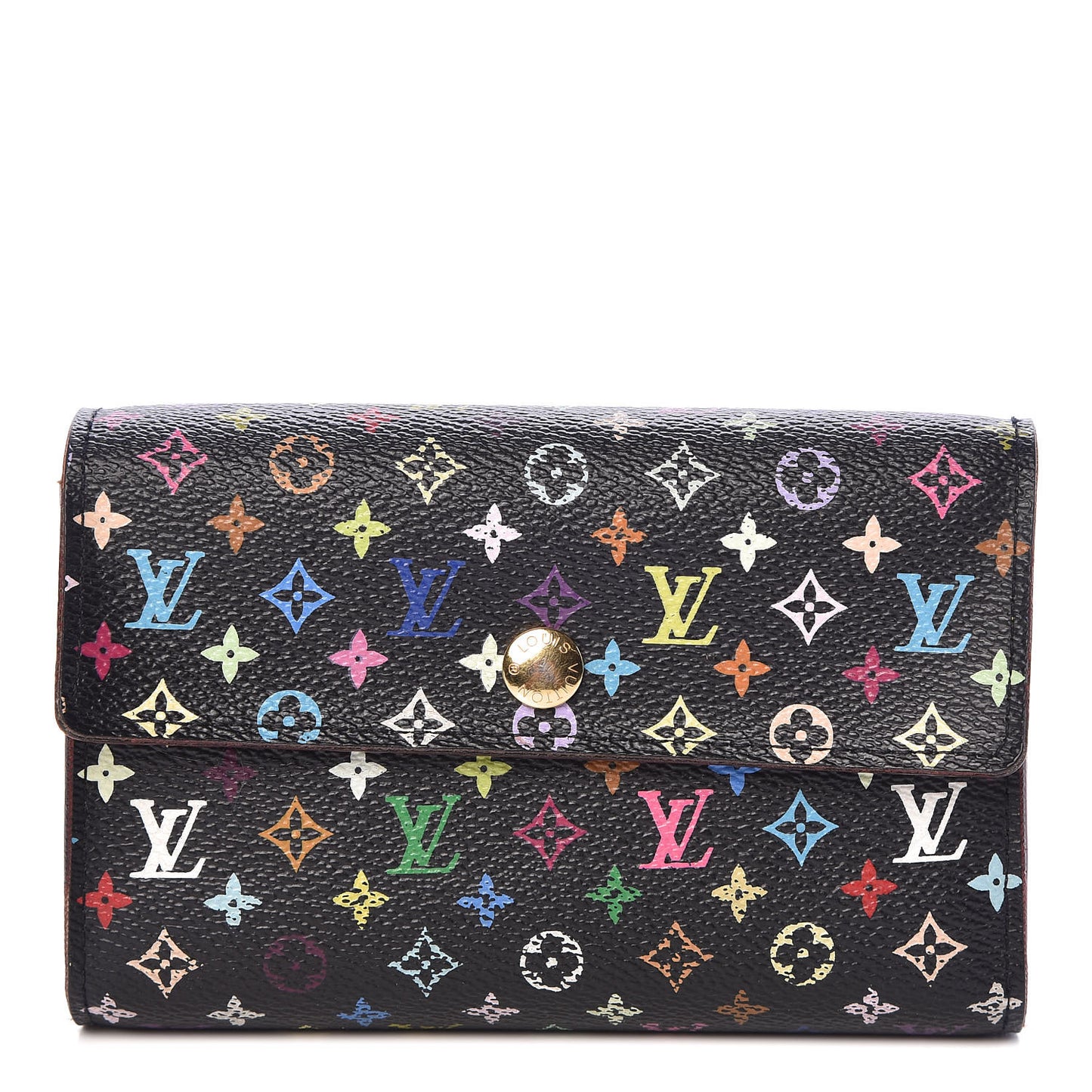 Monogram Multicolor Alexandra Wallet Black