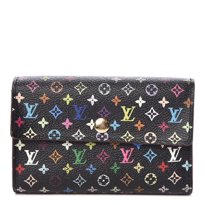 Louis Vuitton Monogram Multicolor Alexandra Wallet Black 1 of 12