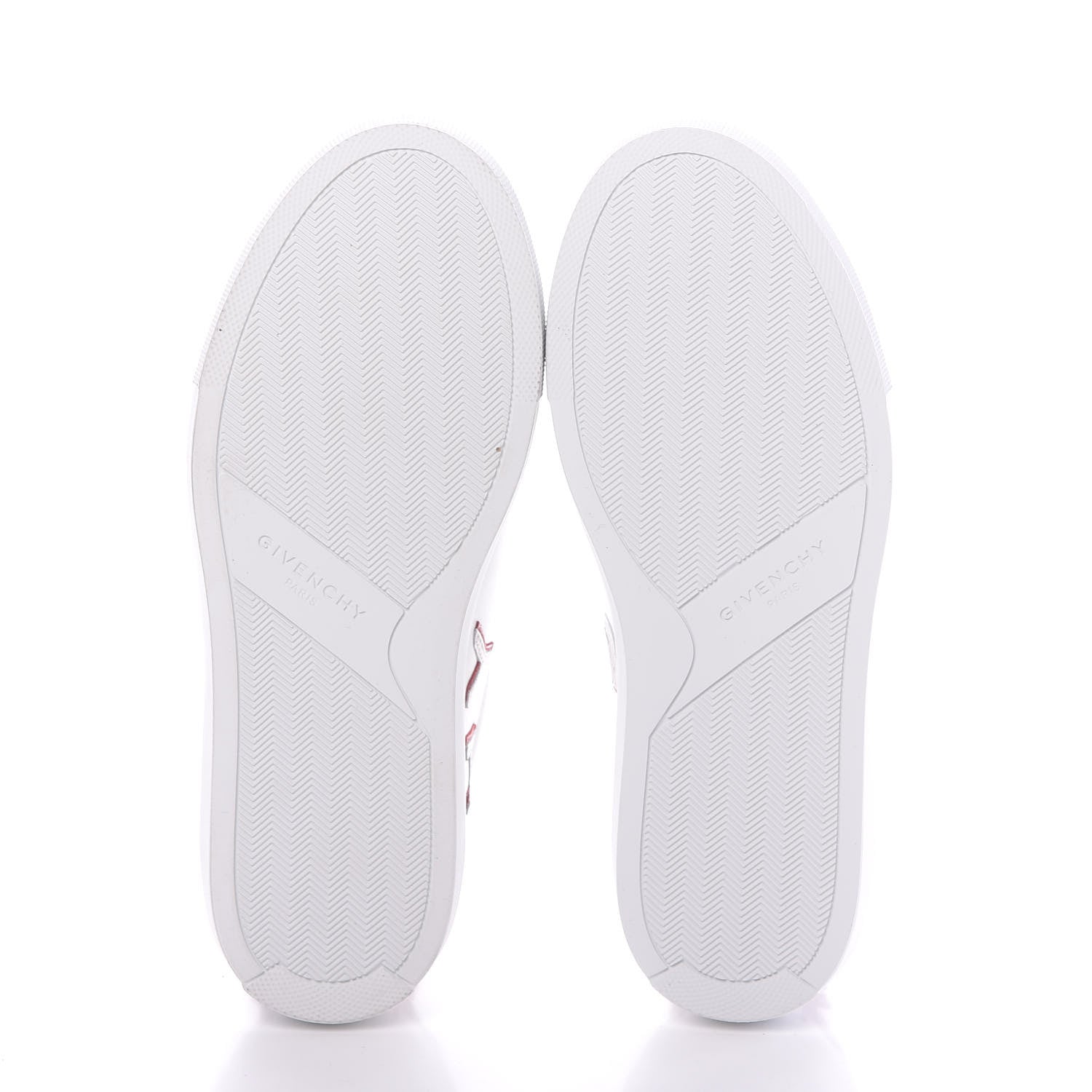 Givenchy Calfskin Reverse Logo Womens Urban Street Sneakers 36.5 White Red 6 of 12
