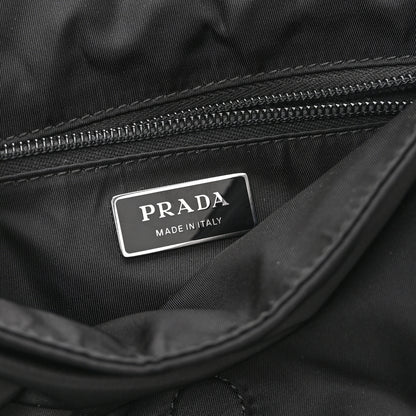 Prada Re-Nylon Vitello Padded Small Flap Shoulder Bag Black 6 of 11