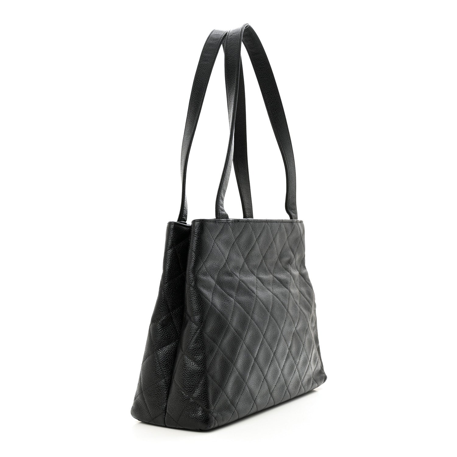Chanel Caviar Quilted CC Shoulder Bag Black 3 of 15
