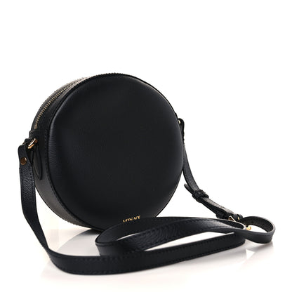Versace Calfskin Mini La Medusa Chain Round Crossbody Bag Black 3 of 8