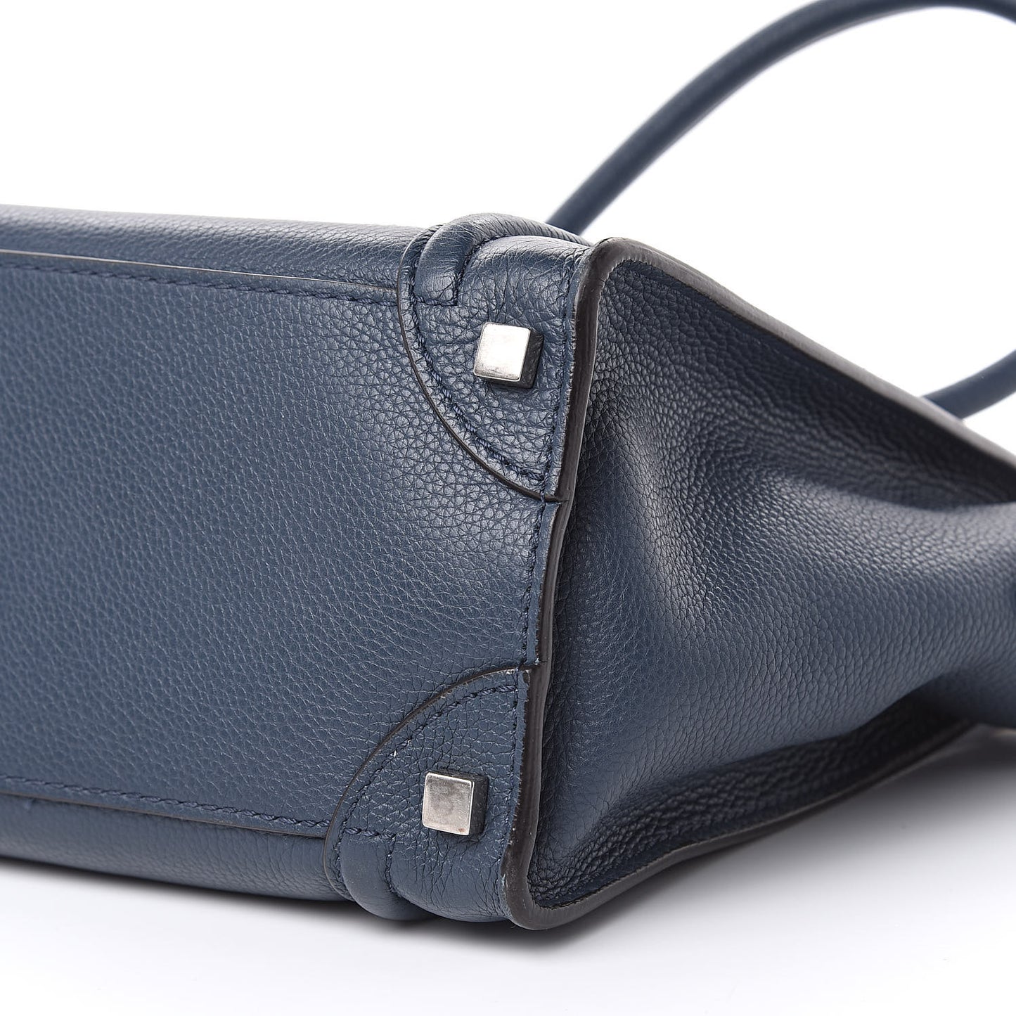 Drummed Calfskin Micro Luggage Orage