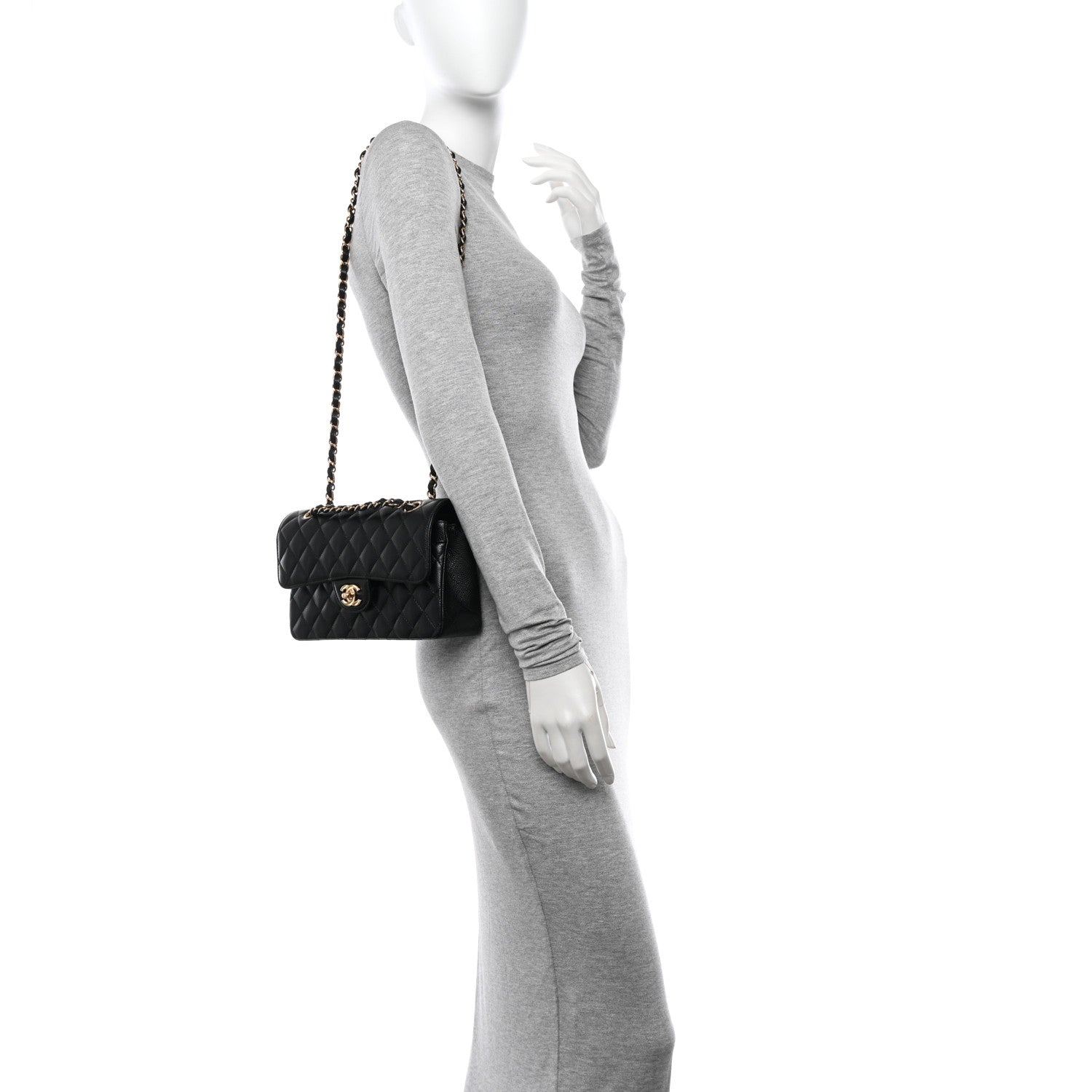 Chanel Caviar Quilted Small Double Flap Black 2 of 11