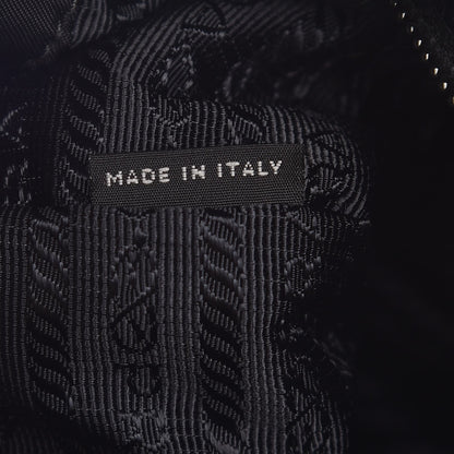 Prada Nylon New Vela Studded Backpack Black Fuoco 7 of 8