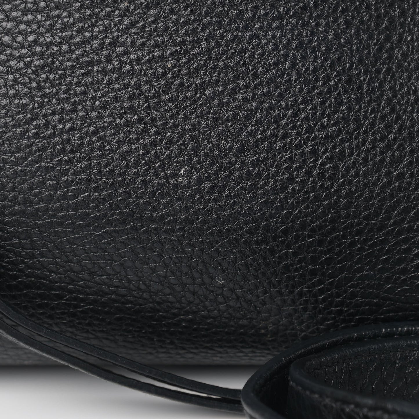 Vitello Daino Shopping Satchel Black