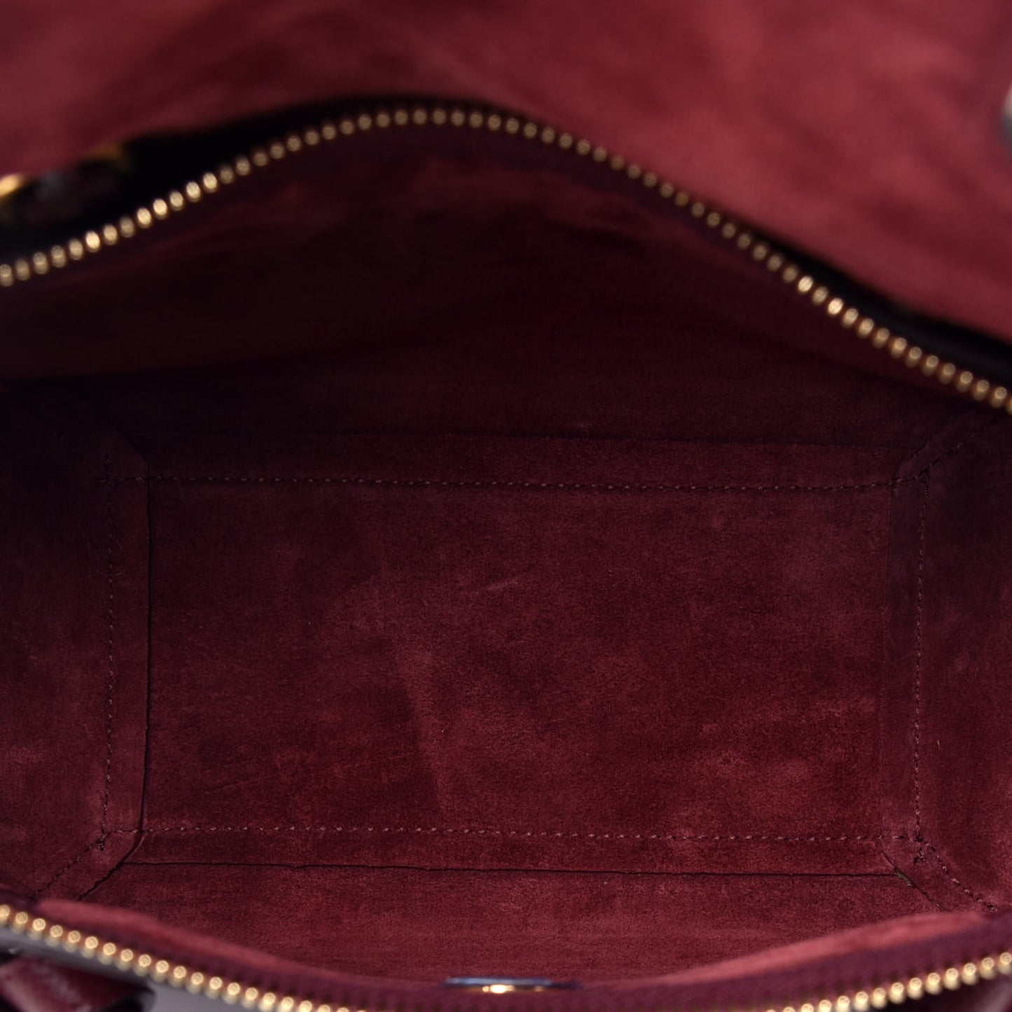 Grained Calfskin Nano Belt Bag Burgundy