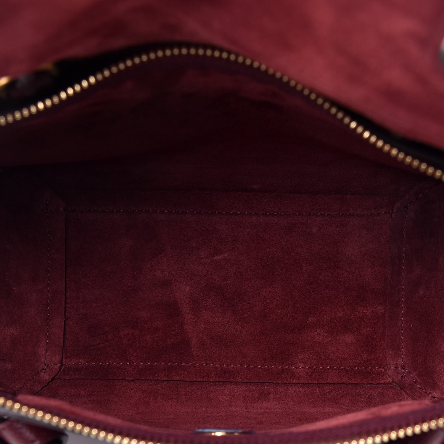Celine Grained Calfskin Nano Belt Bag Burgundy 6 of 9
