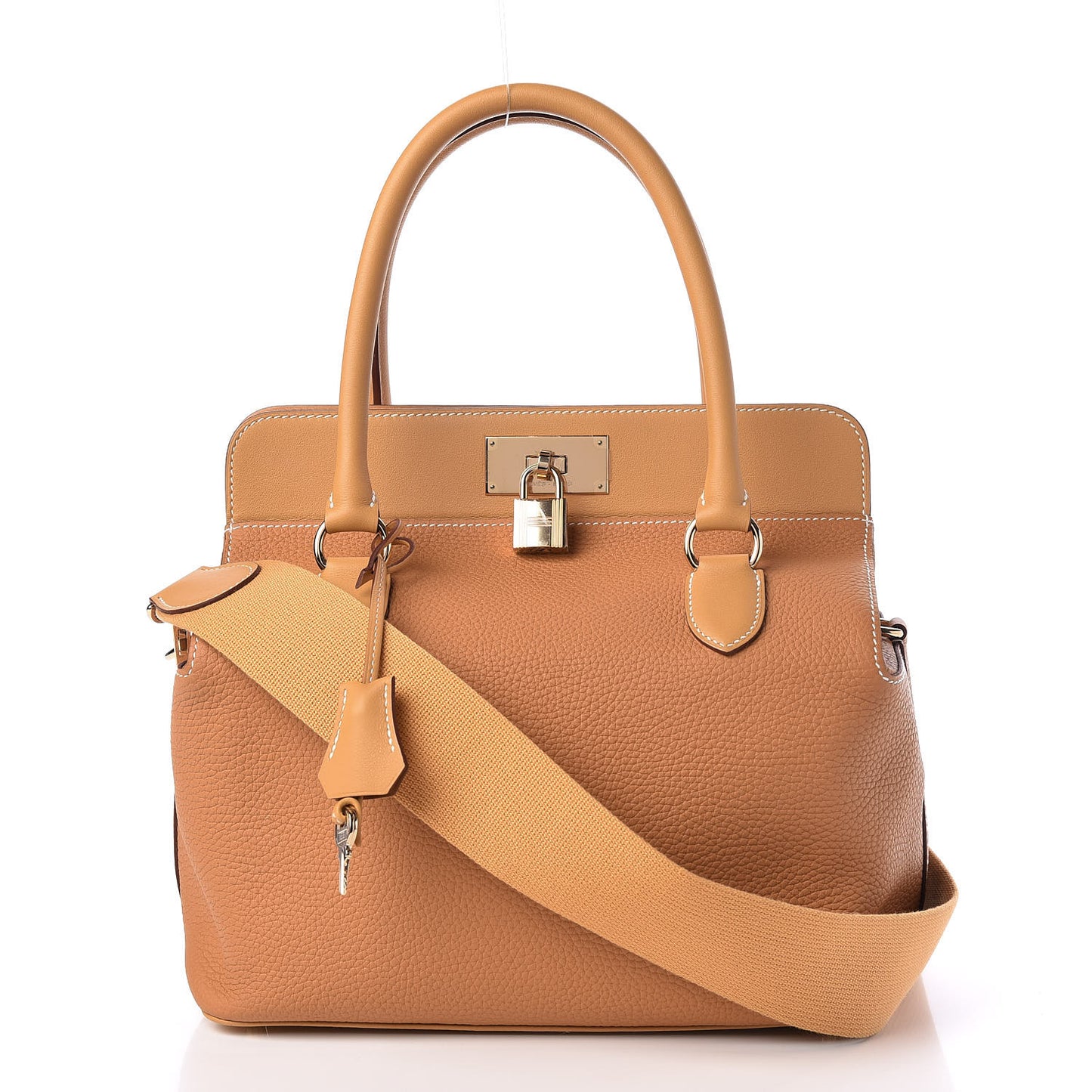 Taurillon Clemence Swift Toolbox 26 Curry Sable
