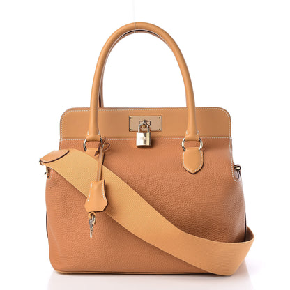 Hermes Taurillon Clemence Swift Toolbox 26 Curry Sable 1 of 11