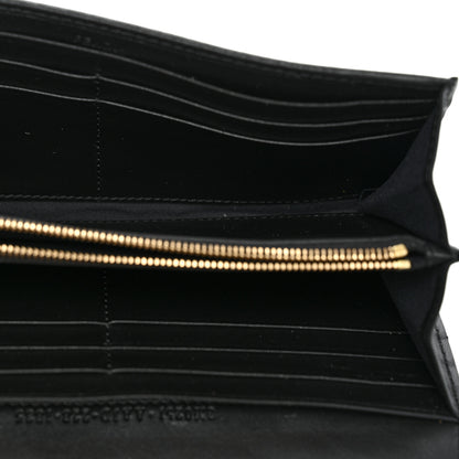Fendi Nappa Matisse FF Embossed Continental Wallet Black 5 of 8