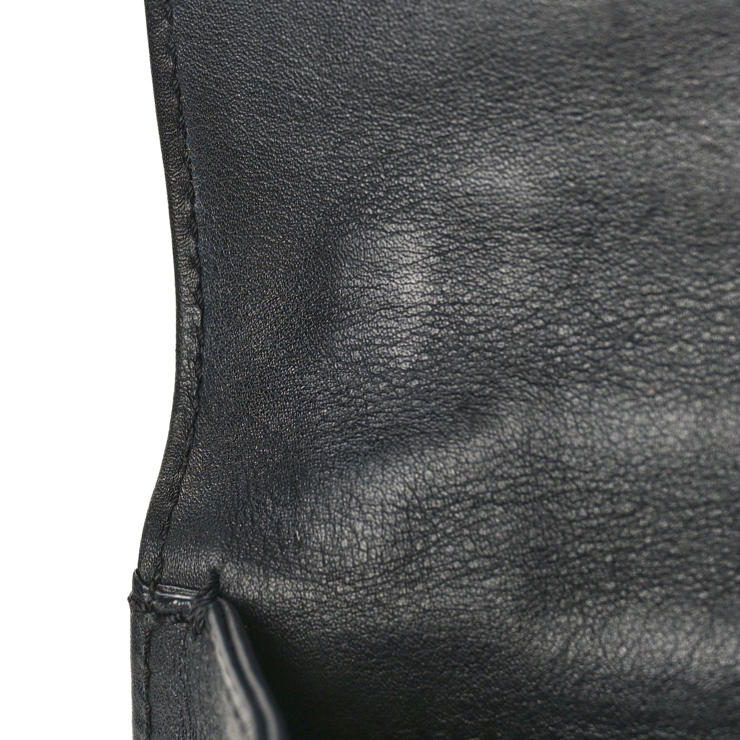 Vitello Small Glam Lock Rockstud Flap Black