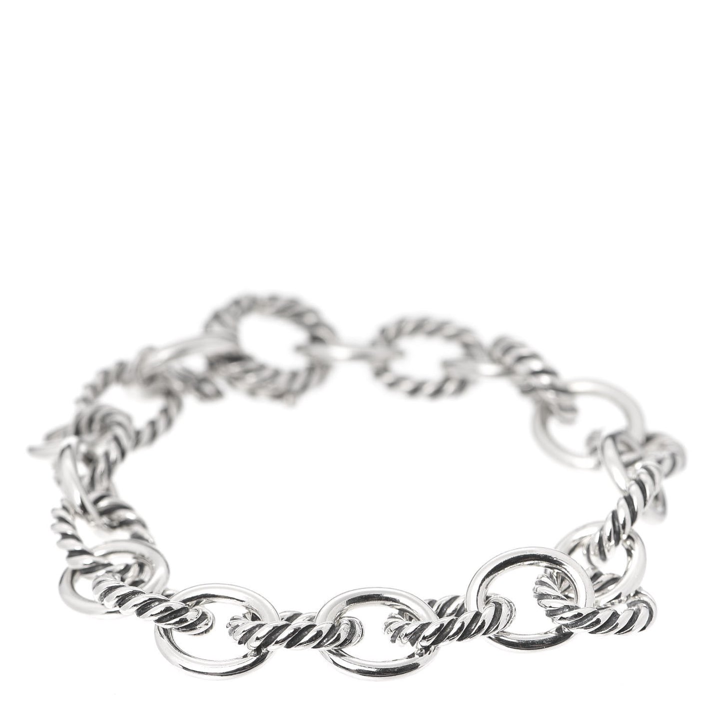 Sterling Silver 10mm Medium Oval Link Bracelet