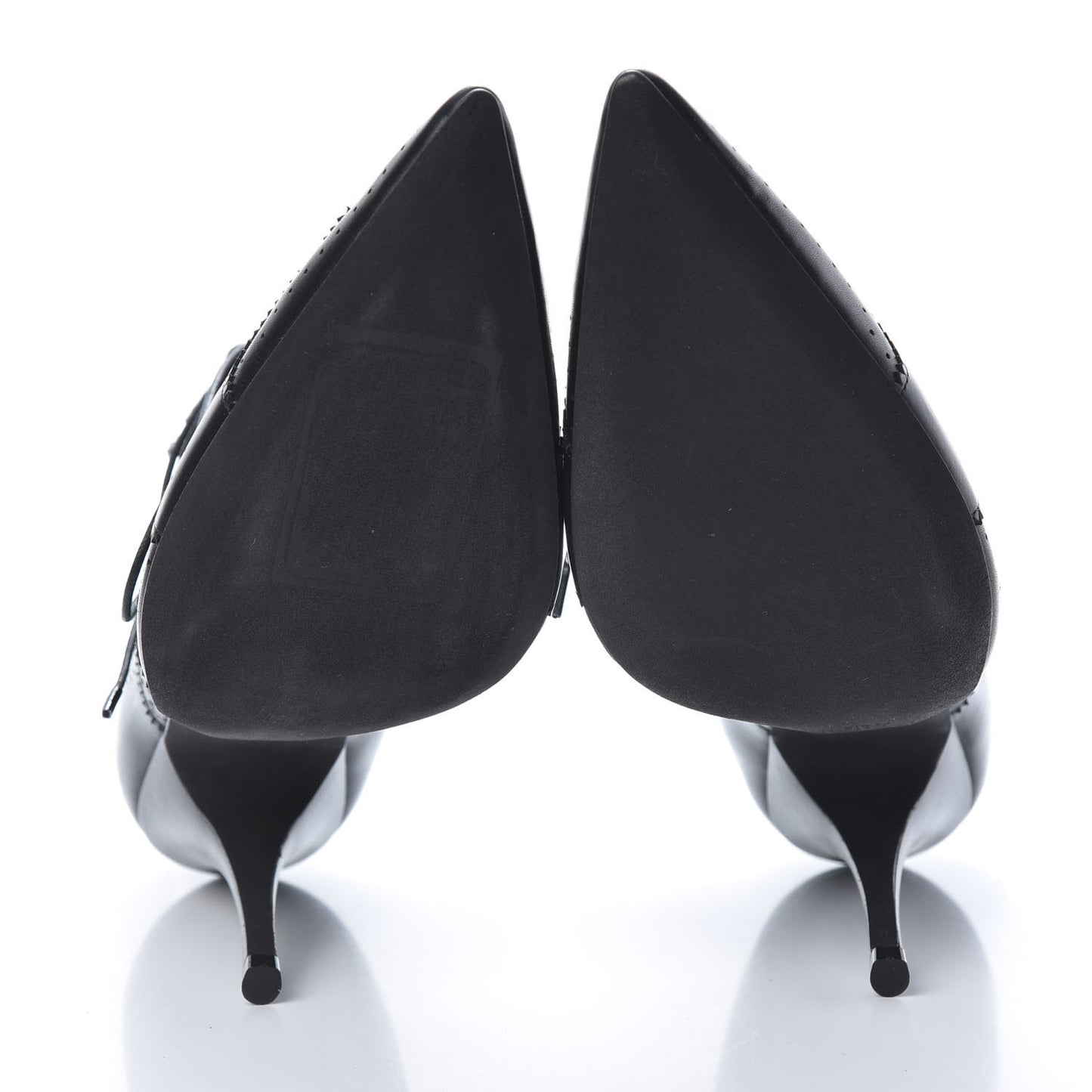 Calfskin Embroidered Lace Ankle Bootie 37.5 Black