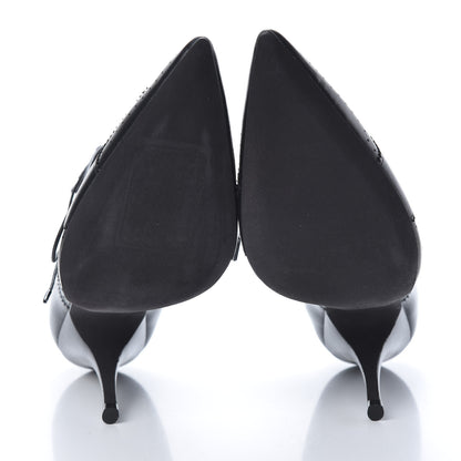 Givenchy Calfskin Embroidered Lace Ankle Bootie 37.5 Black 5 of 9