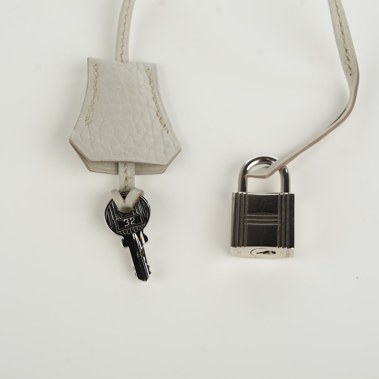 Taurillon Clemence Birkin 35 Gris Perle