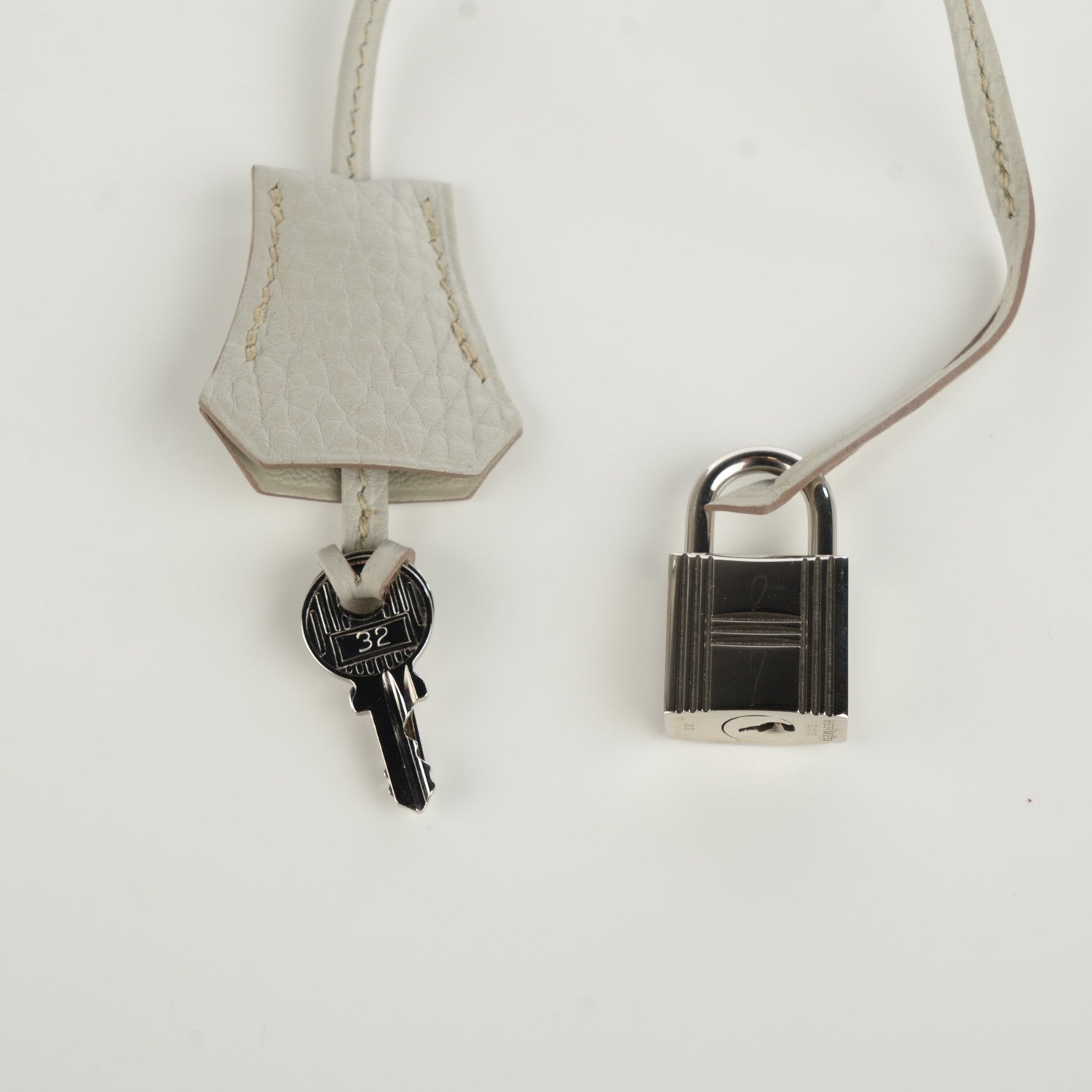Hermes Taurillon Clemence Birkin 35 Gris Perle 10 of 15