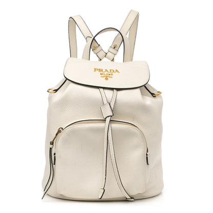 Prada Vitello Daino Backpack Talco 2 of 17