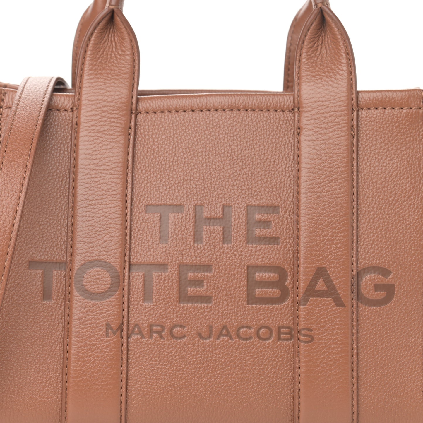 Grained Calfskin Small The Tote Bag Argan Oil