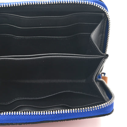Loewe Calfskin Woven Wallet On Strap Electric Blue 5 of 7