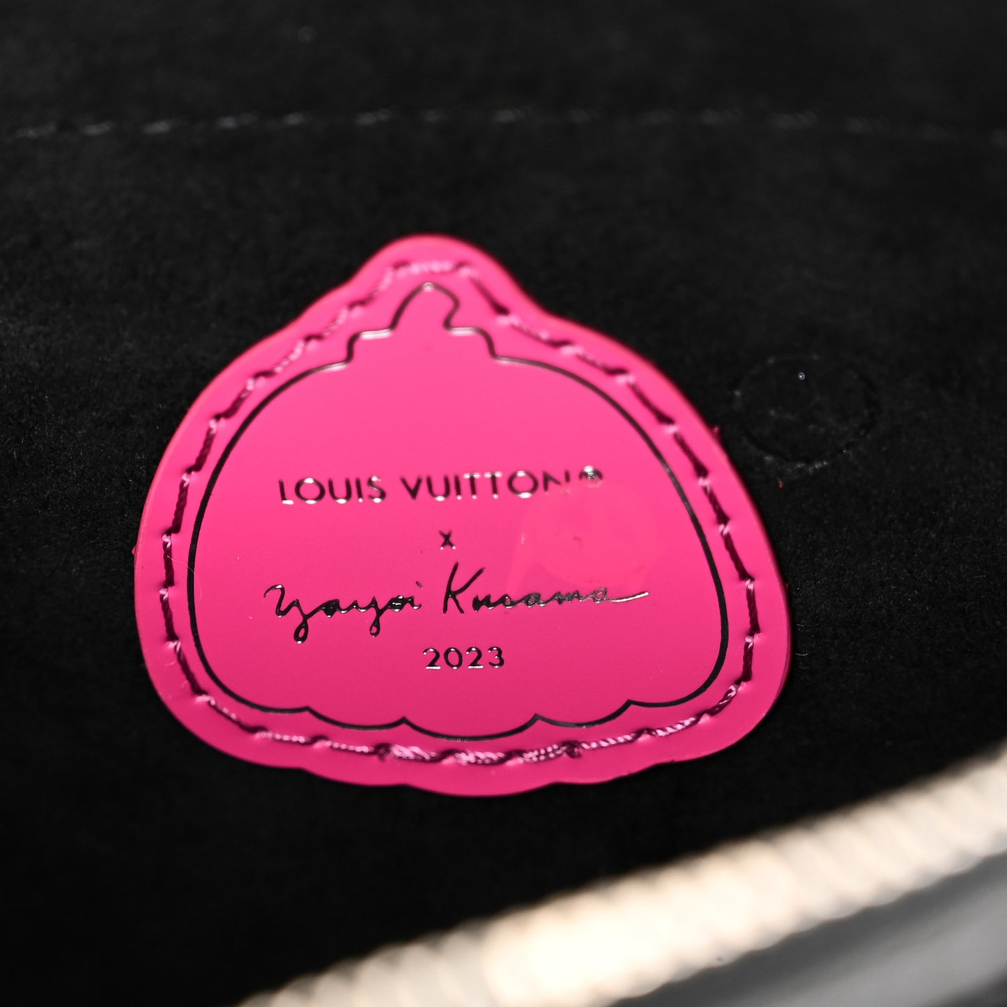 LV X YK Empreinte Multi Pochette Accessories Black Fuchsia