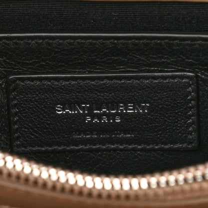 Saint Laurent Calfskin Y Quilted Monogram Small Loulou Chain Satchel Mink 6 of 10