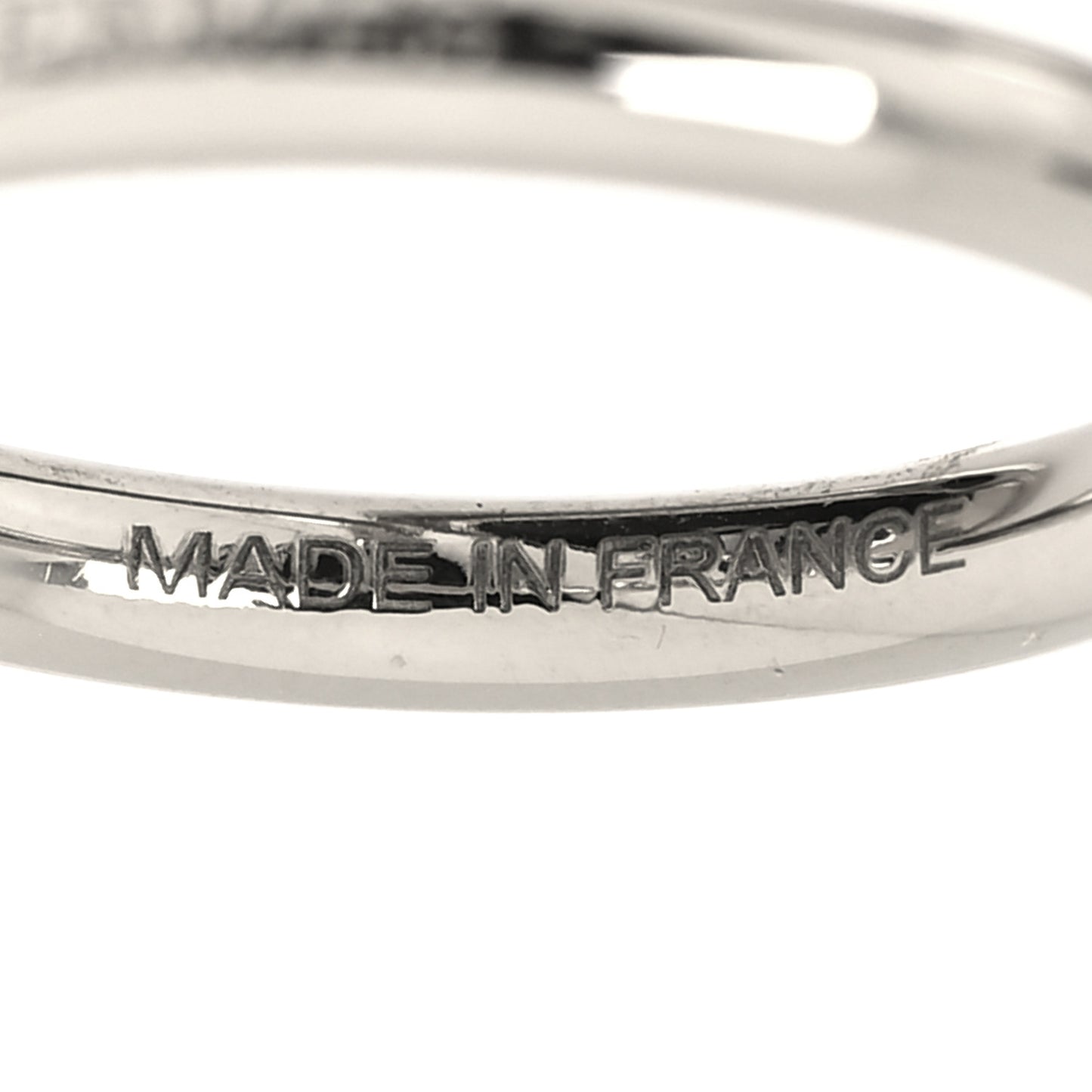 Palladium Trio Scarf Ring Black