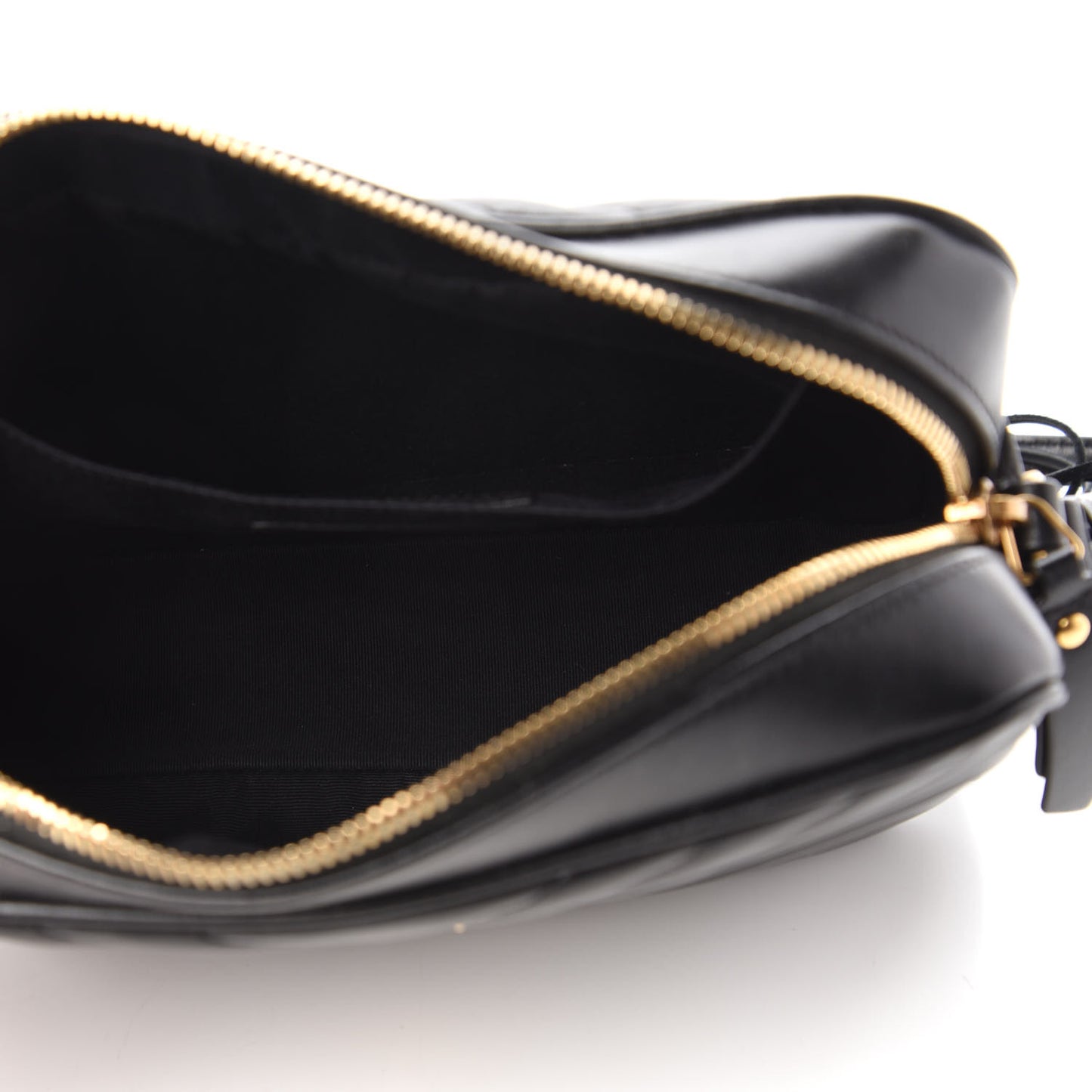 Calfskin Matelasse Monogram Lou Camera Bag Black