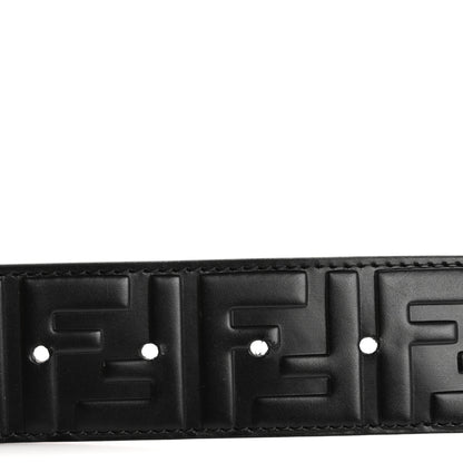 Fendi Calfskin F is Fendi FF 1974 Embossed Belt 90 36 Black 3 of 7