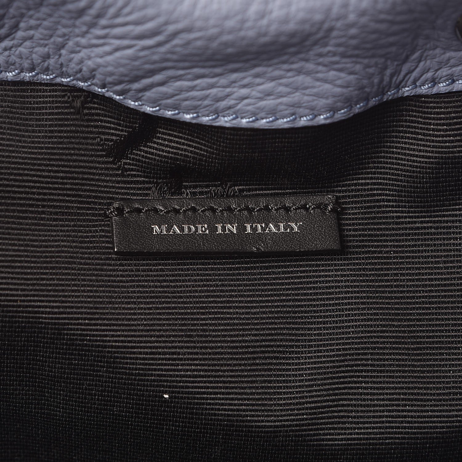 Burberry Deerskin Medium Rucksack Backpack Slate Blue 7 of 8