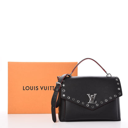Louis Vuitton Soft Calfskin My Lockme Rivets Black 8 of 8
