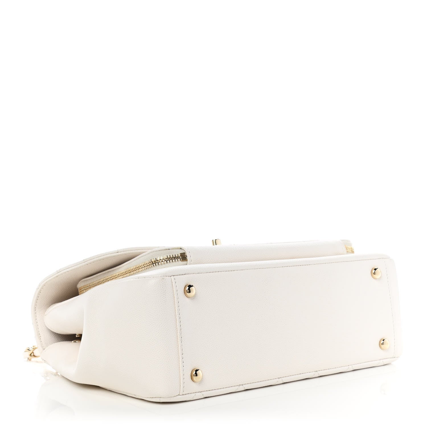 Chanel Caviar Quilted Large Business Affinity Flap White 3 of 11