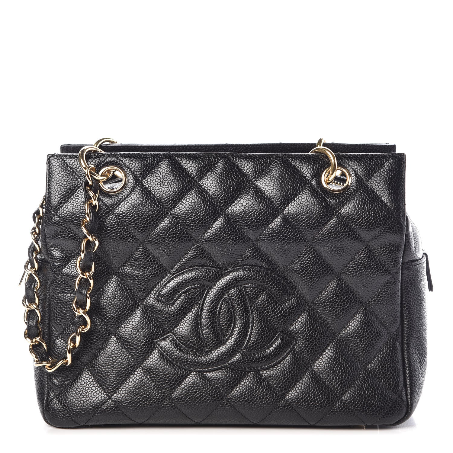 Chanel Caviar Quilted Petit Timeless Tote PTT Black 1 of 11