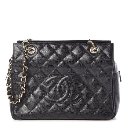 Chanel Caviar Quilted Petit Timeless Tote PTT Black 1 of 11
