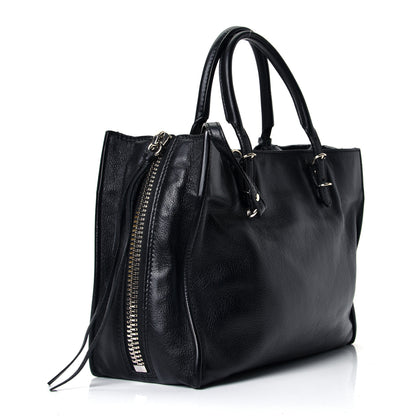 Balenciaga Veau Papier A6 Zip Around Tote Black 2 of 4
