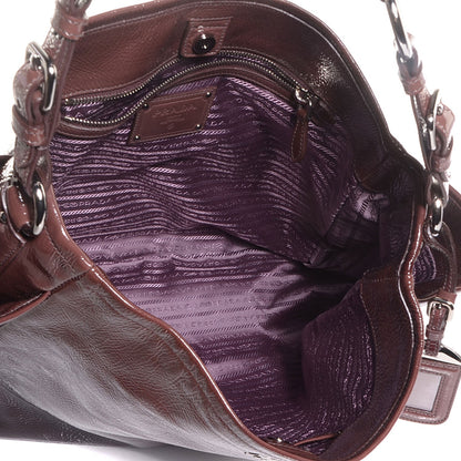 Prada Vernice Sfumata Shoulder Bag Lampone 5 of 11