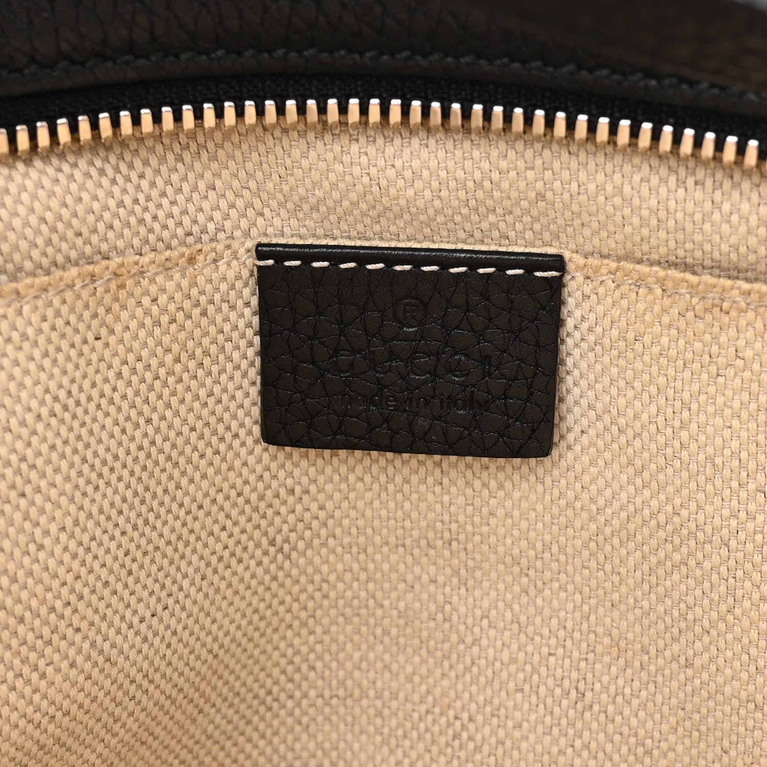 Gucci Pebbled Calfskin Small Soho Disco Bag Black 6 of 10