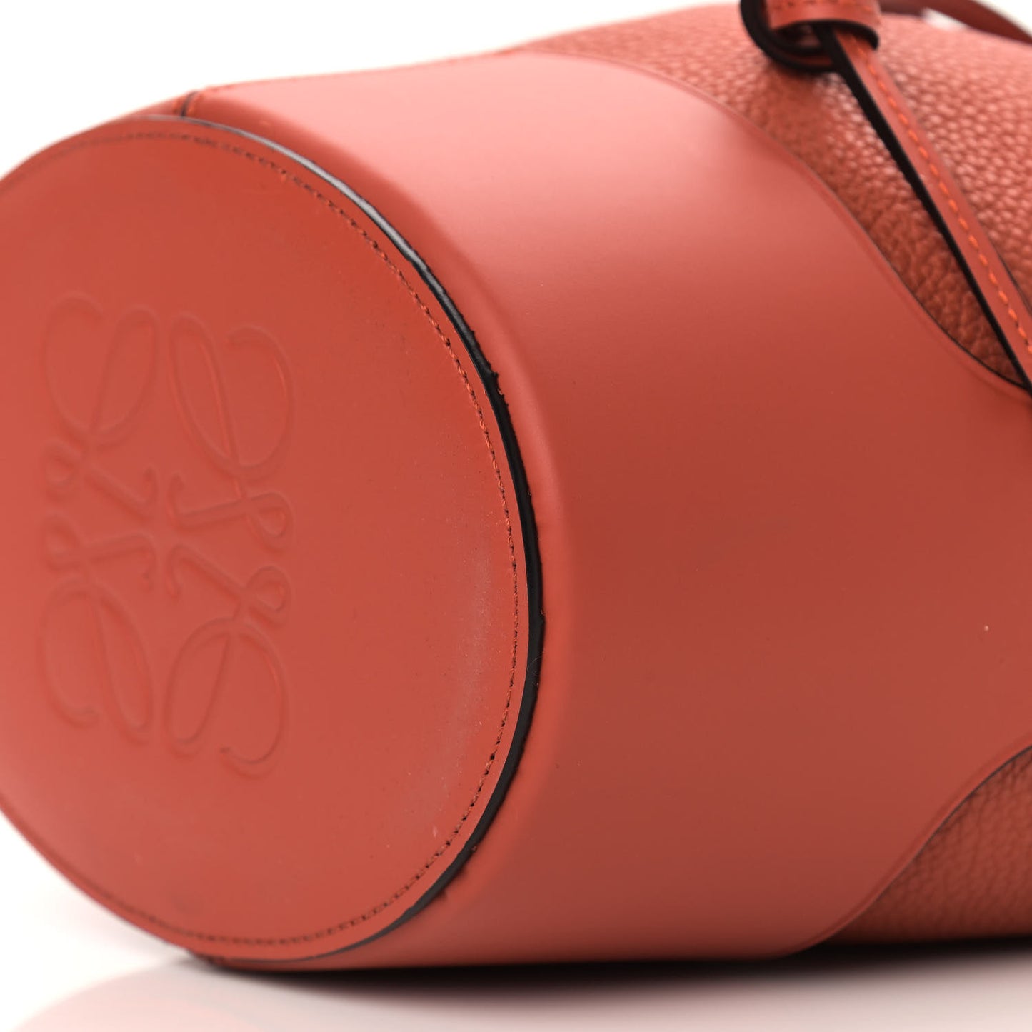 Grained Calfskin Small Balloon Bag Red